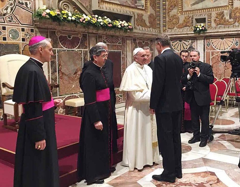 Iohannis, în vizită la Vatican