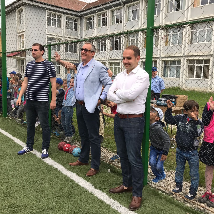 Aron Huzu ”a arbitrat” Cupa 1 Iunie la fotbal