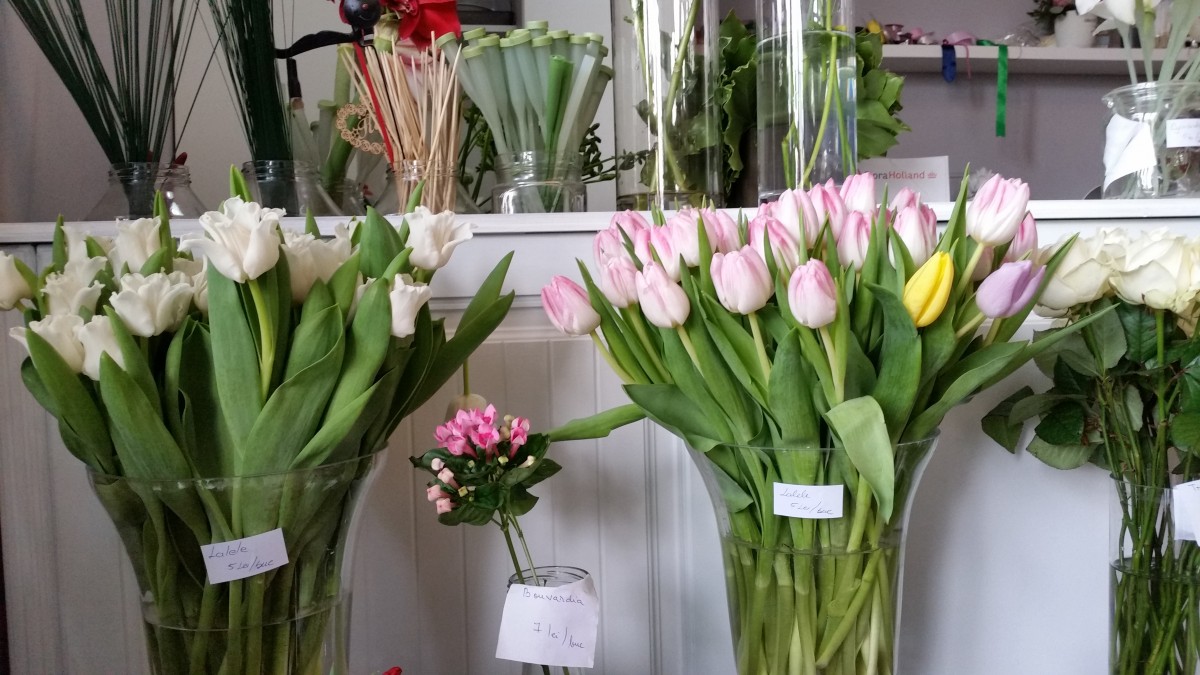 Pregătiri de 8 martie, la Sibiu. Lalele, zambile și frezii în orice buchet