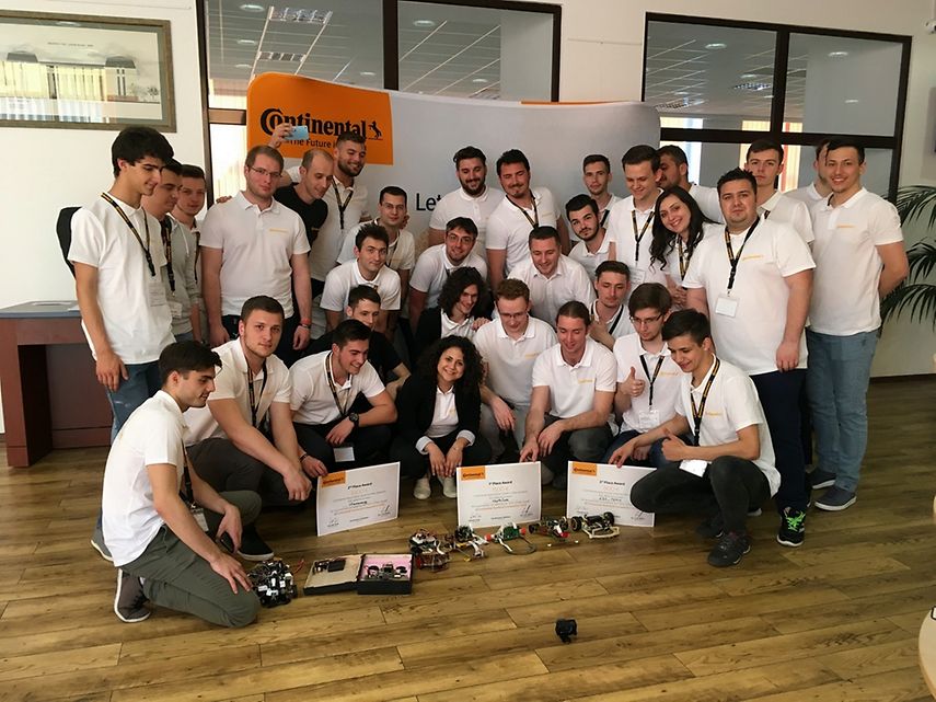 Studenți de la nouă universități din țară s-au întrecut la Sibiu, la Continental Technical Competition