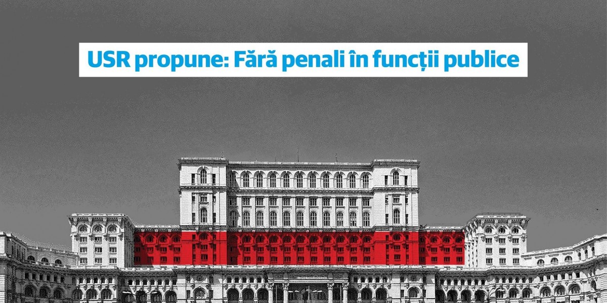 FDGR se alătură acțiunii USR: „Fără penali în funcții publice”