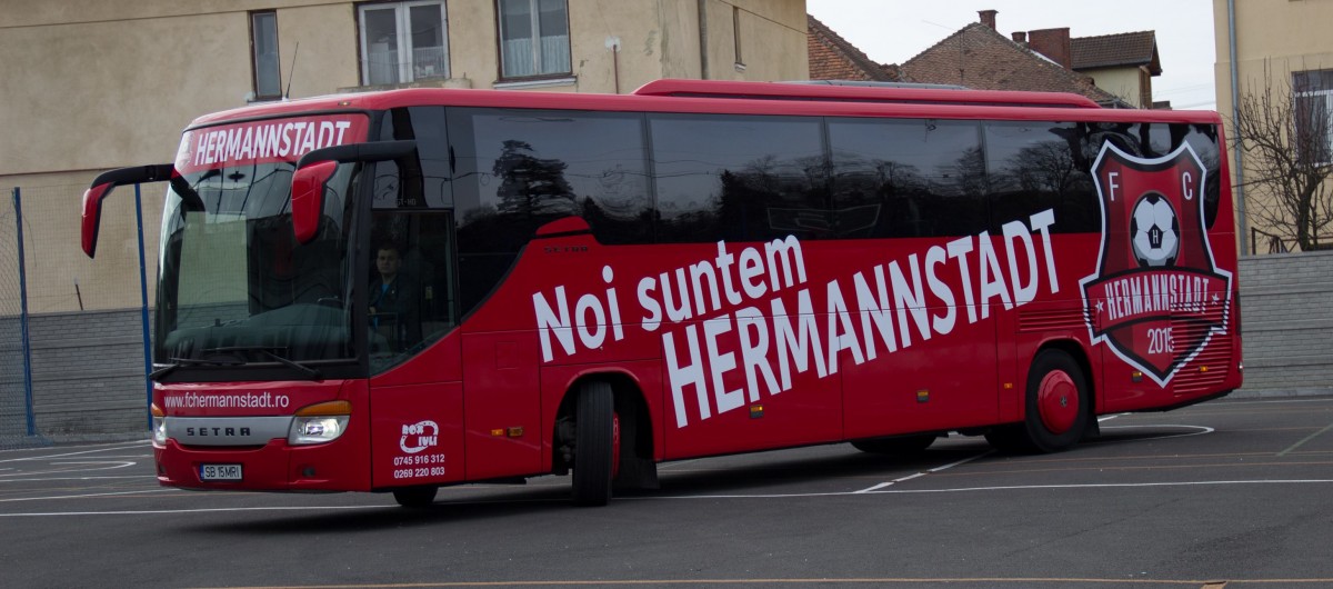 FC Hermannstadt are autocar personalizat FOTO