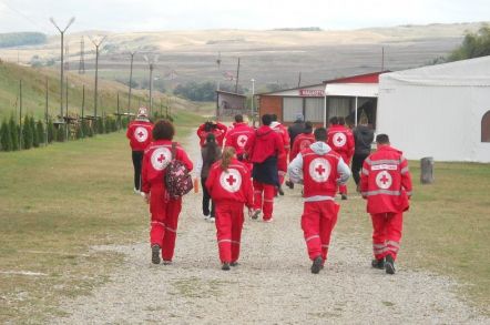 Crucea Rosie Filiala Sibiu gazduieste voluntari de la Global Clinic New York care ofera tratamente gratuite sibienilor