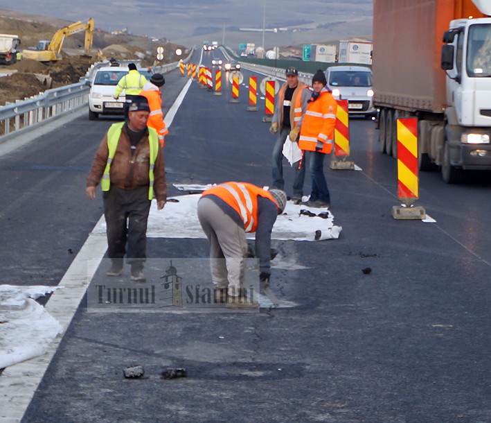 Actualizare | Autoritatile vor sa asfalteze autostrada Sibiu – Cunta si pe timp de iarna