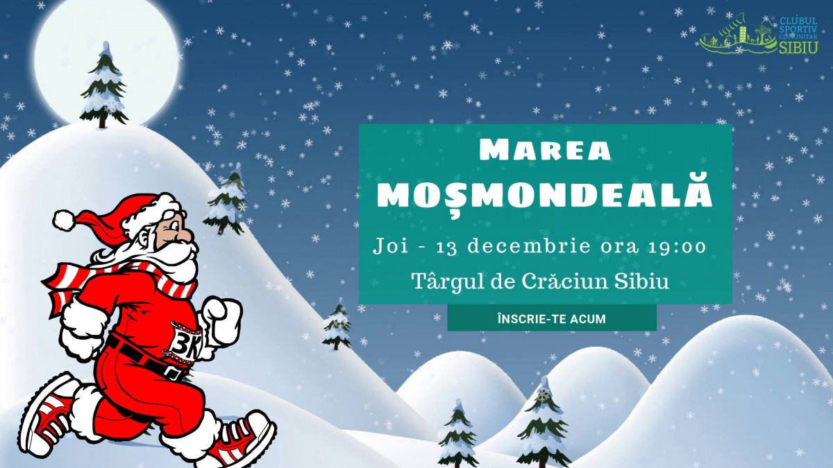 Marea MoșMondeală – 200 de moși vor alerga prin centrul orașului