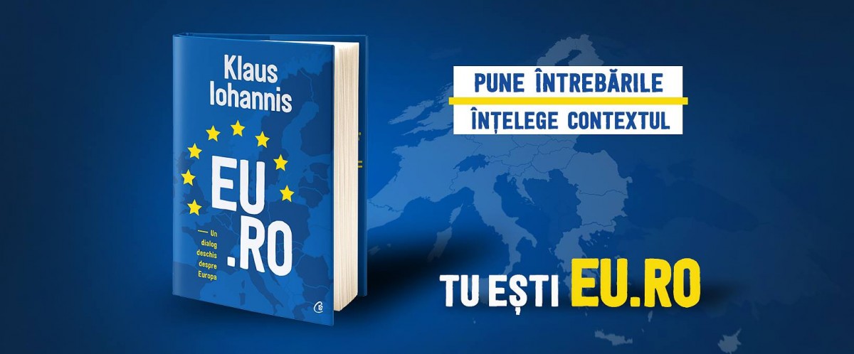 Iohannis a scris a treia sa carte. „EU.RO – Un dialog deschis despre Europa”