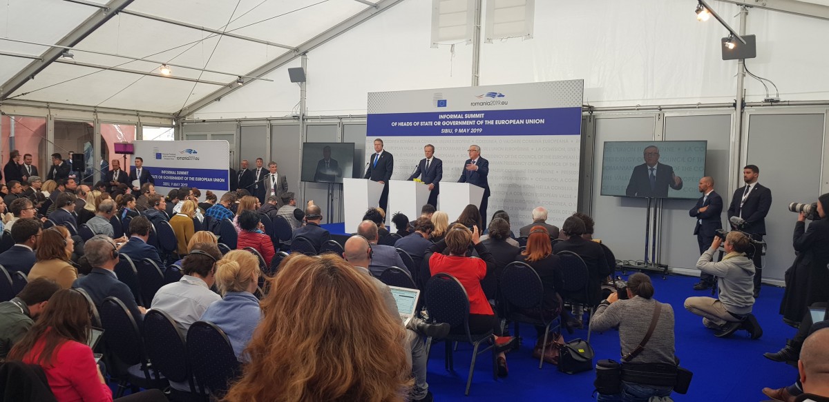 Tusk: „Ați organizat un summit excepțional. Pur și simplu m-am îndrăgostit de Sibiu”