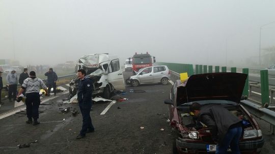 Ultima maşină implicată în accidentul de pe A2 a rămas cu kilometrajul blocat la 118 km/h