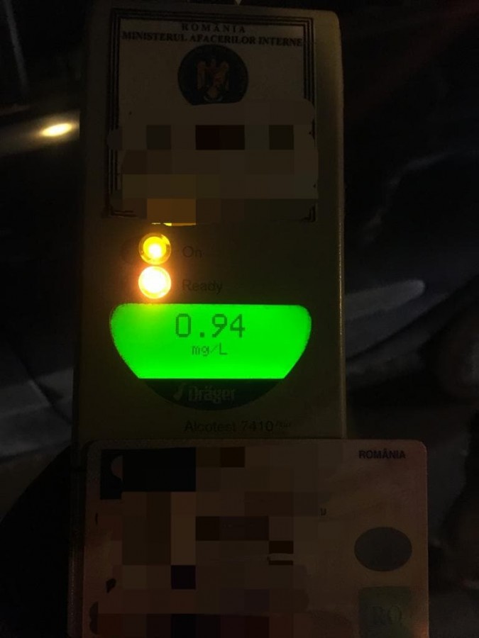 Weekend-ul bețivilor în trafic. Sibian prins aproape de comă alcoolică