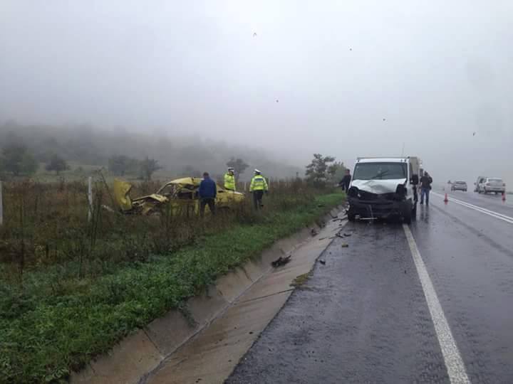ACTUALIZARE Accident la Săliște. Și pasagera din dreapta a murit