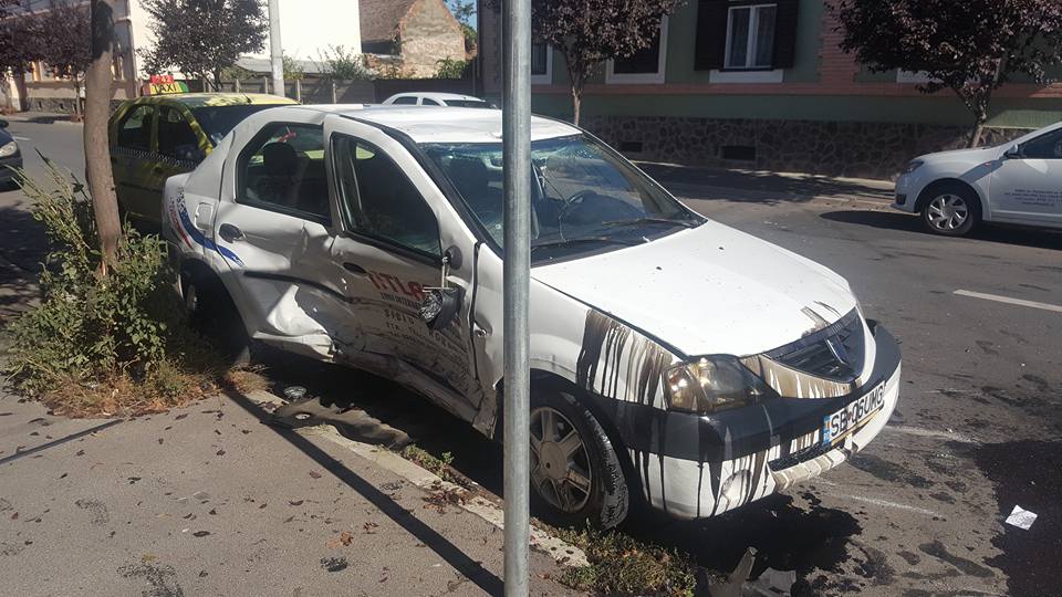 Încă o tamponare la intersecția străzii Odessa cu Tudor Vladimirescu