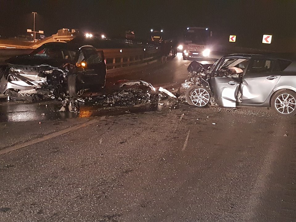 Accident la intrare în Șura Mică. A intrat pe contrasens