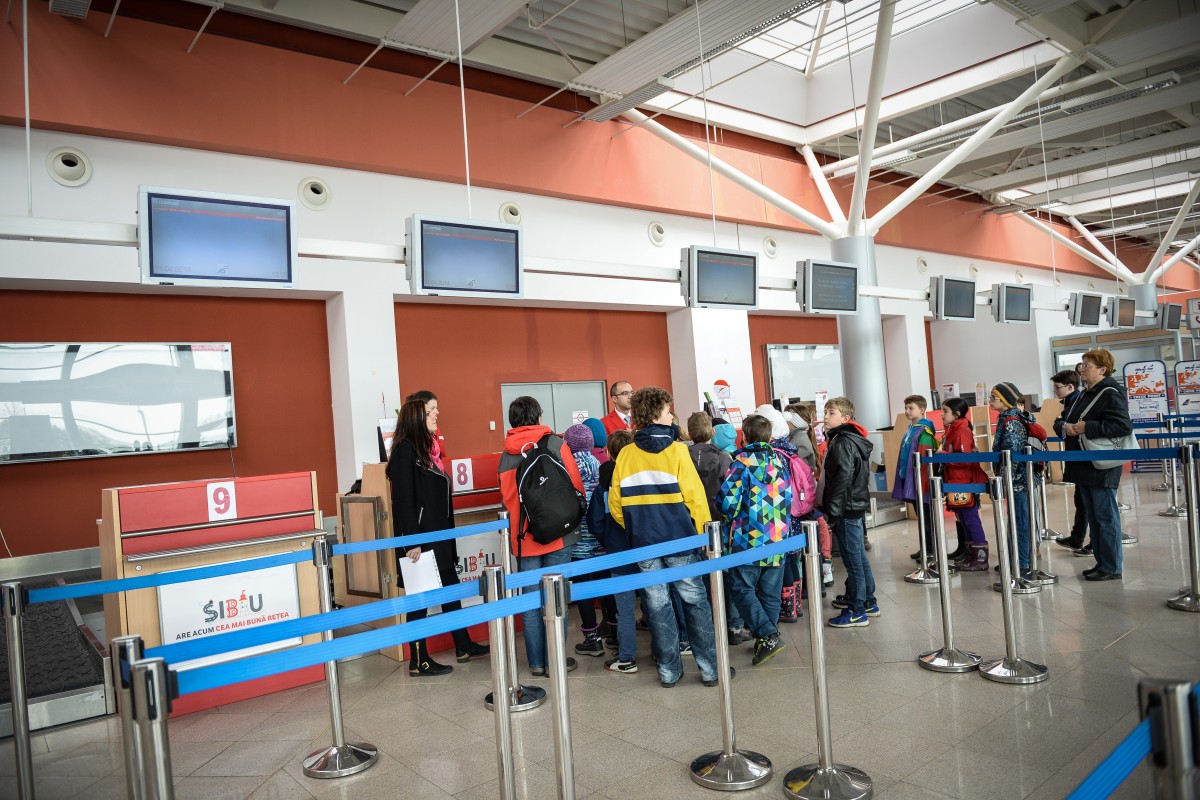 Se schimbă programul zborurilor, la Aeroportul Internațional Sibiu