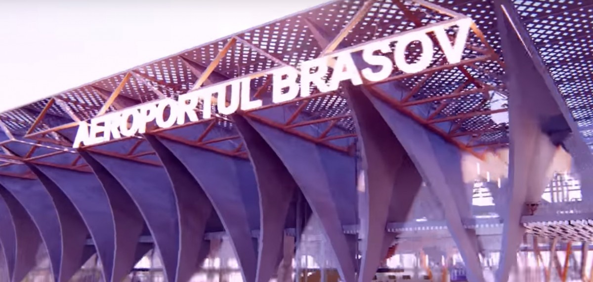 Așa va arăta terminalul Aeroportului Brașov. Mixt între gotic și modernism FOTO VIDEO