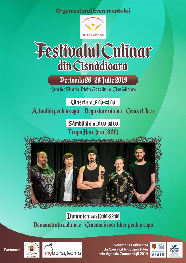 Festivalul Culinar de la Cisnădioara, o oază urbană de relaxare în weekend