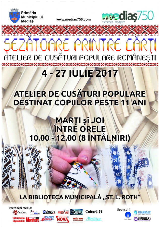 Tinerii sunt așteptați să se înscrie la „Şezătoare printre cărţi“, la Mediaș