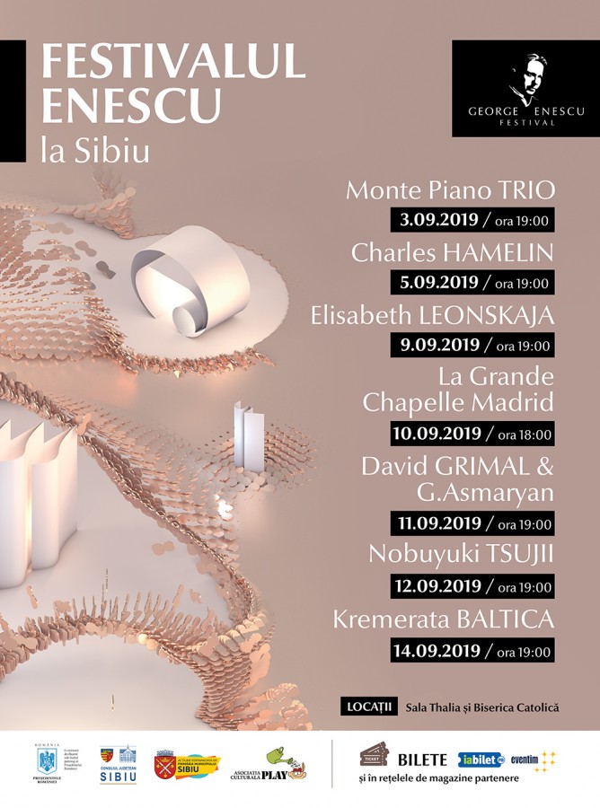 Elisabeth Leonskaja și Monte Piano Trio, printre artiștii care ajung la Sibiu, la Festivalul Enescu. Ultimele zile cu bilete la preț special