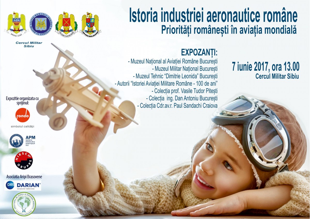 Istoria industriei aeronautice române, descrisă pas cu pas la Sibiu
