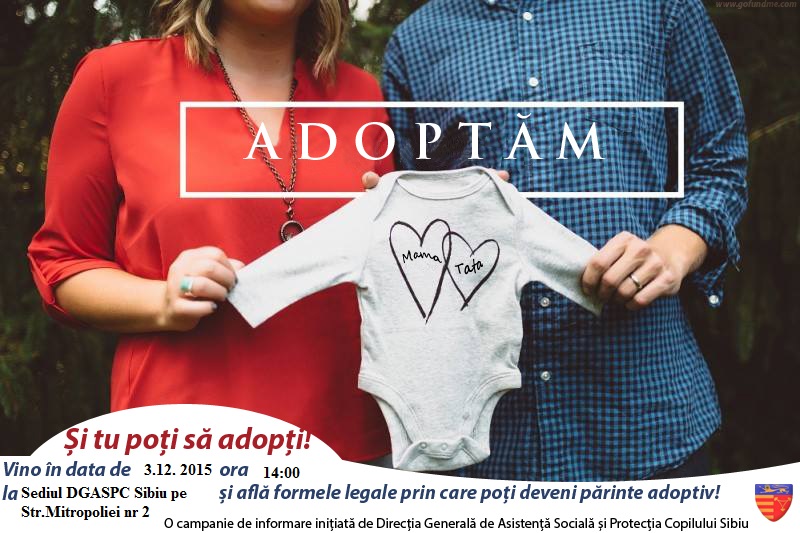 DGASPC lansează o campanie prin care încurajează adopția