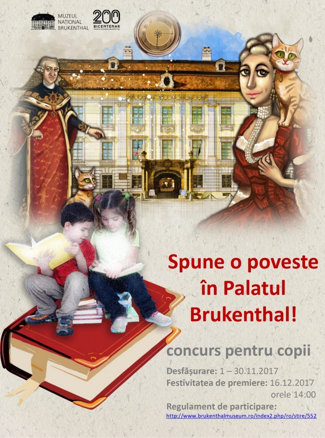 Copiii, invitați să spună o poveste la Palatul Brukenthal