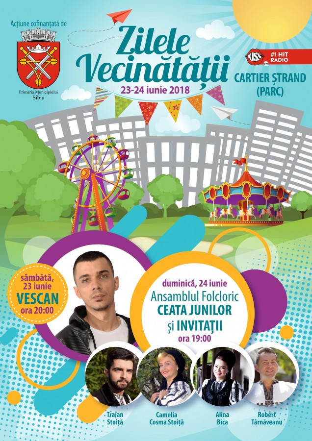 Zilele Vecinatății, în acest week-end, în cartierul Ștrand