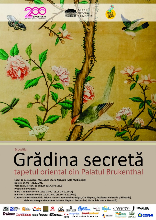 Vernisaj: „Grădina secretă: tapetul oriental din Palatul Brukenthal”