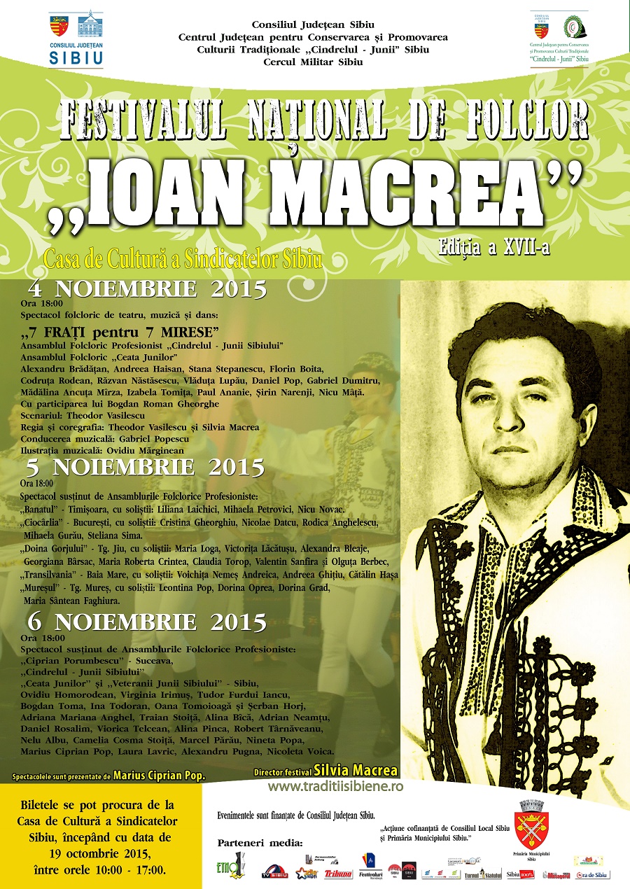 Peste 500 de artiști populari vin la Festivalul „Ioan Macrea”