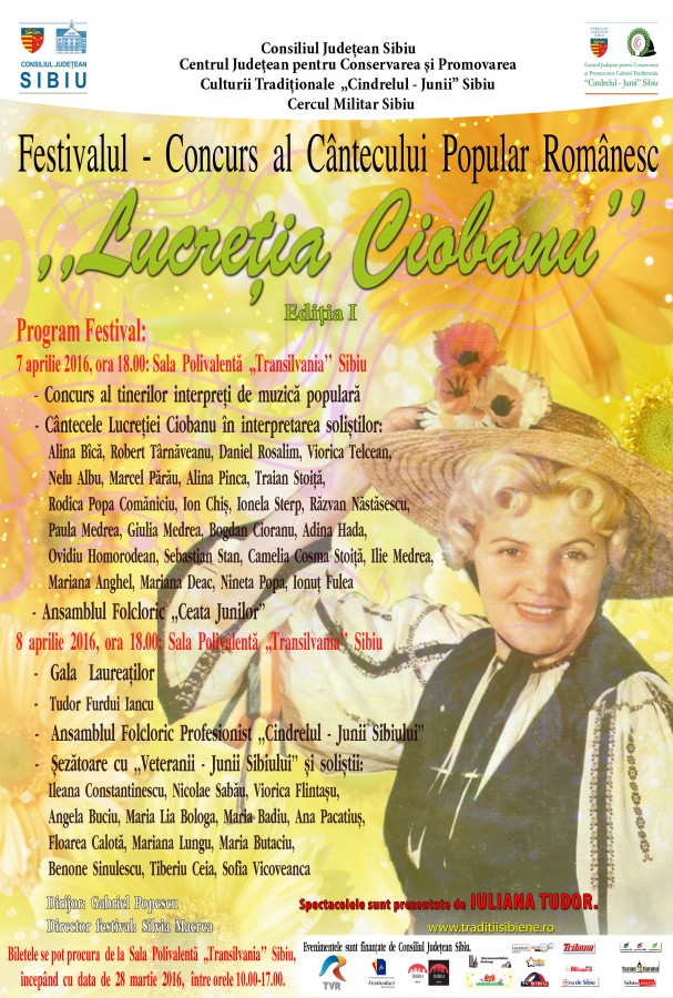 Festivalul „Lucreția Ciobanu” debutează în această săptămână