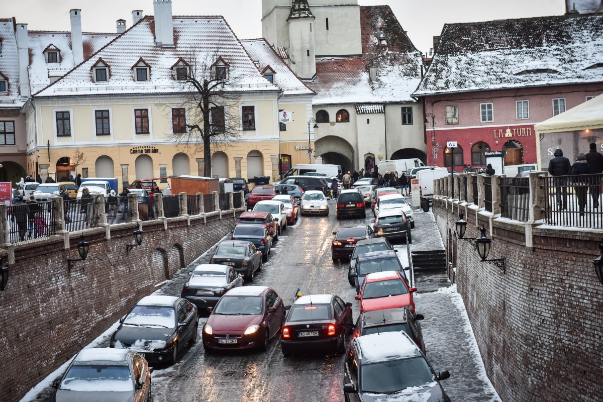 2016, Sibiu: 9.310 amenzi pentru parcări în afara regulilor
