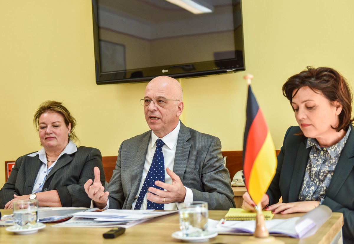 Prima vizită la Sibiu a noului ambasador al Germaniei: ”am așteptat acest moment. Sibienii au cu ce se mândri”