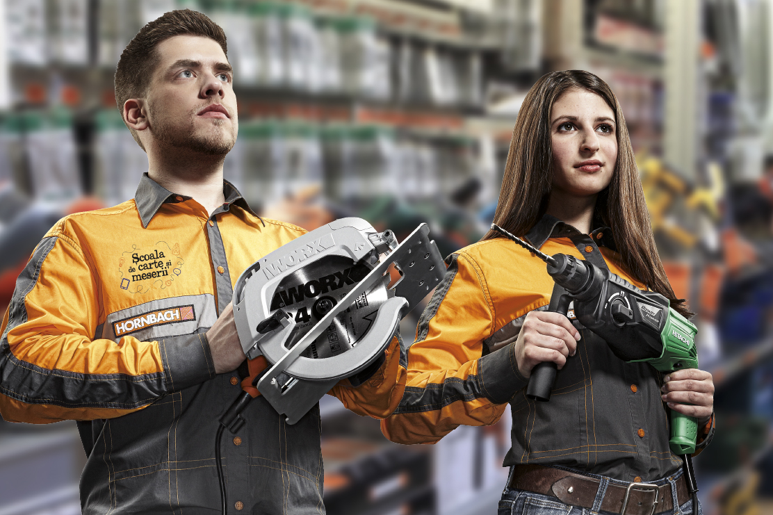 Hornbach oferă 400 de lei pe lună elevilor de la școala profesională
