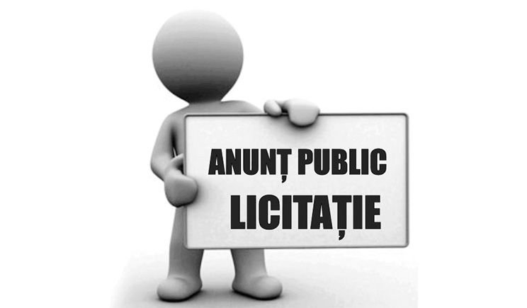 Anunț de licitație