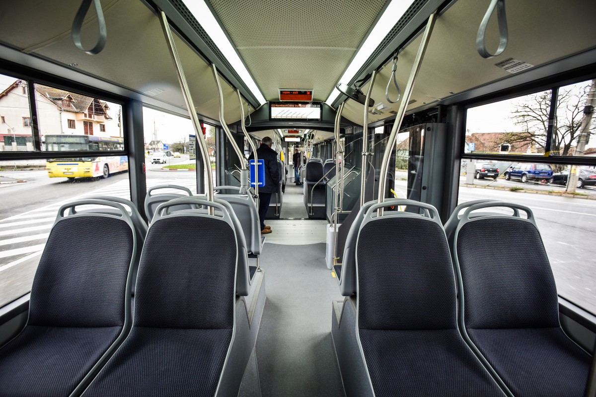 Autobuzele Tursib vor fi dezinfectate în fiecare noapte de o firmă specializată