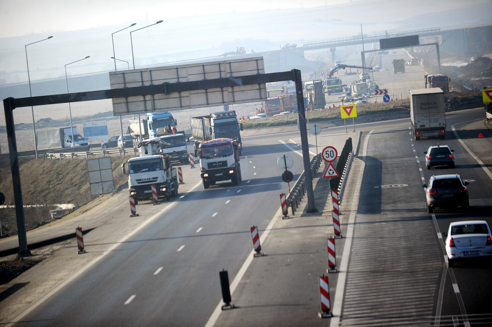 În sfârşit. CNADNR-ul a anunţat data la care va fi redeschisă autostrada dintre Sălişte şi Cunţa