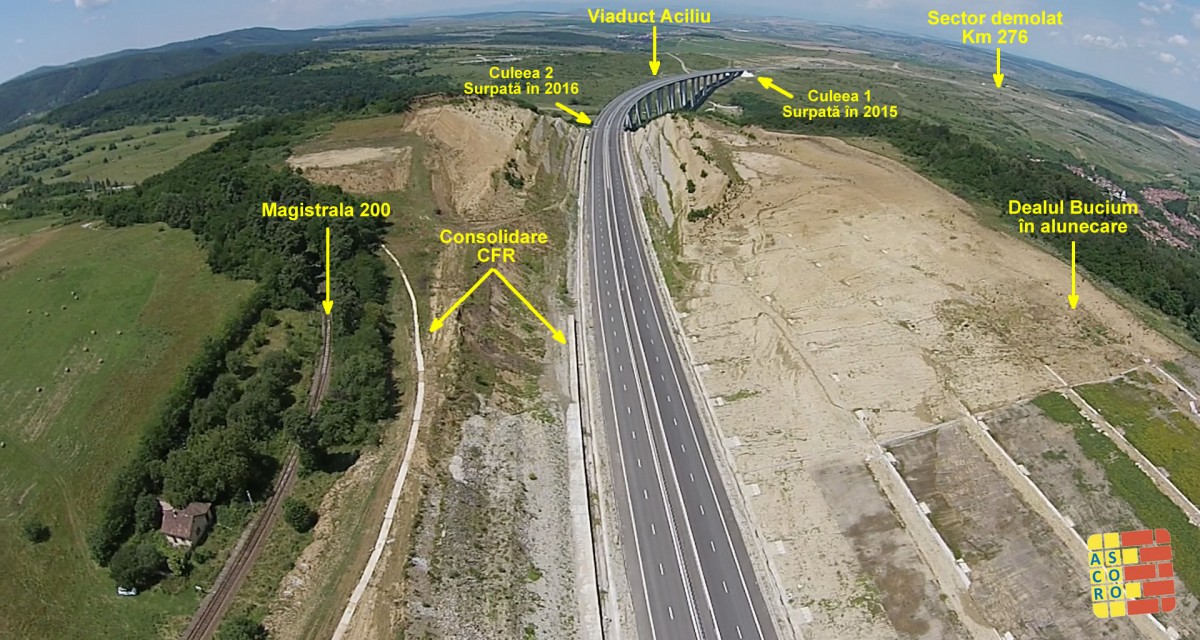 Asociația Construim România: pericolul cel mai mare al autostrăzii închise e dealul care tot alunecă. VIDEO