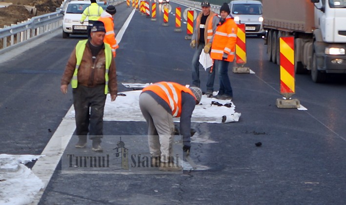 CNADNR închide complet traficul pe lotul III al autostrăzii Orăștie-Sibiu. Pe termen nelimitat