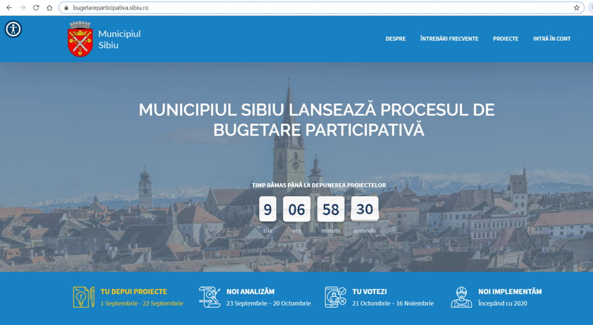 Primăria Sibiu pregătește o nouă ediție a programului de bugetare participativă