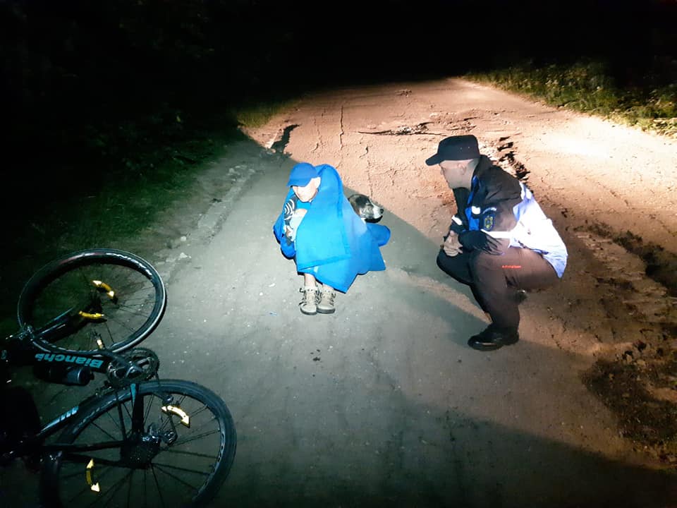 Câinele maidanez care a salvat un biciclist accidentat, a fost adoptat | foto