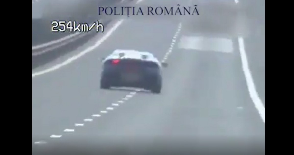 VIDEO. Cu 254 km/h pe A1. Cea mai mare viteză surprinsă de polițiștii rutieri, în acest an