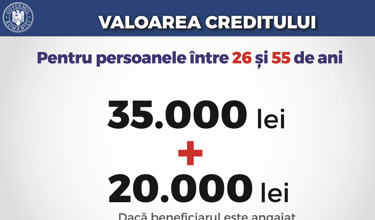 Guvernul anunţă credite garantate de stat, cu dobândă zero, pentru investiţii în dezvoltare personală