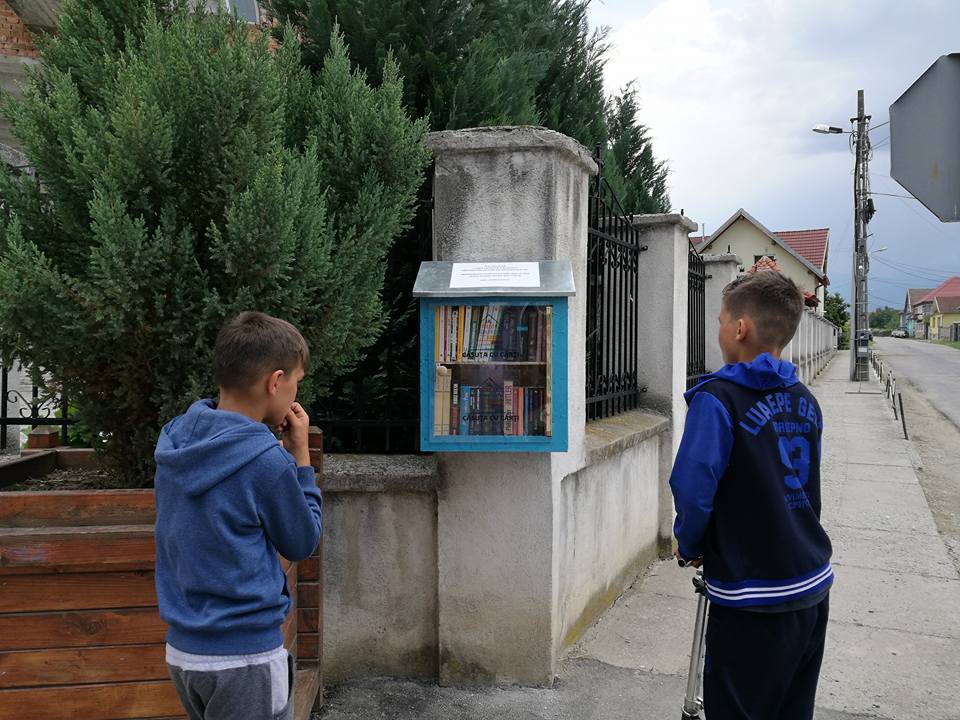 Căsuța cu cărți: proiectul care aduce câte o mică bibliotecă la colț de stradă