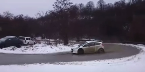 VIDEO | Sălişte-Rod-Poiana Sibiului-Jina-Dobârca, traseu de teste pentru pilotul de raliuri Simone Tempestini