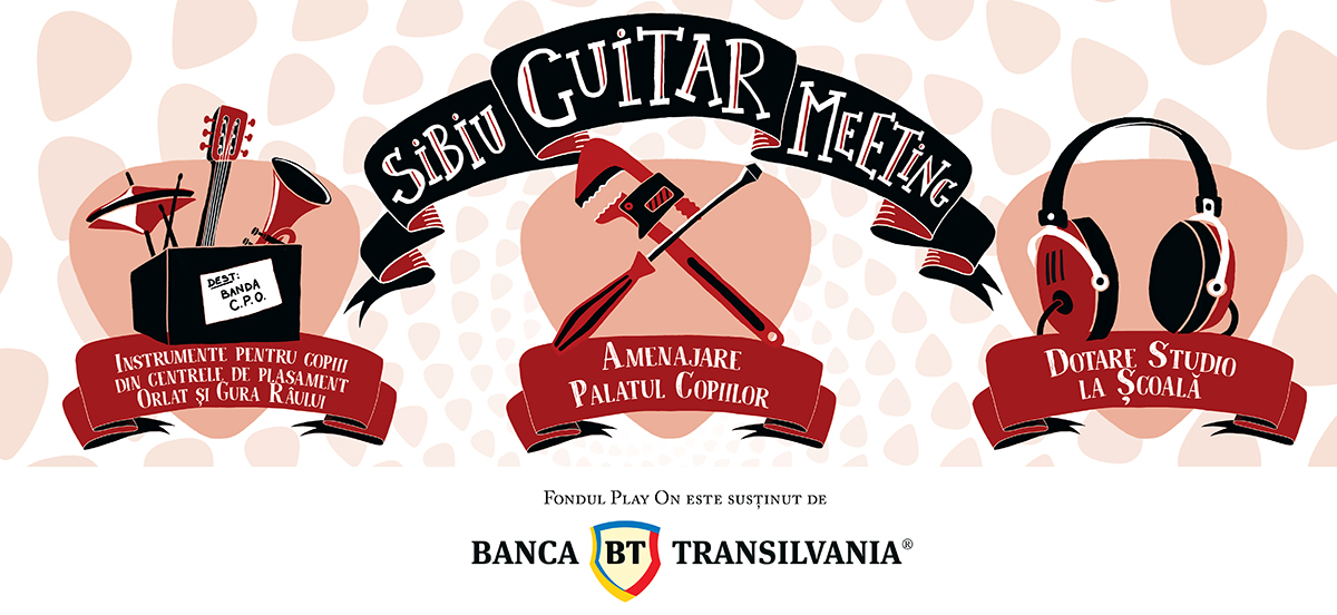 3 cauze de educație culturală sunt susținute la Sibiu Guitar Meeting 2018, prin Fondul Play On