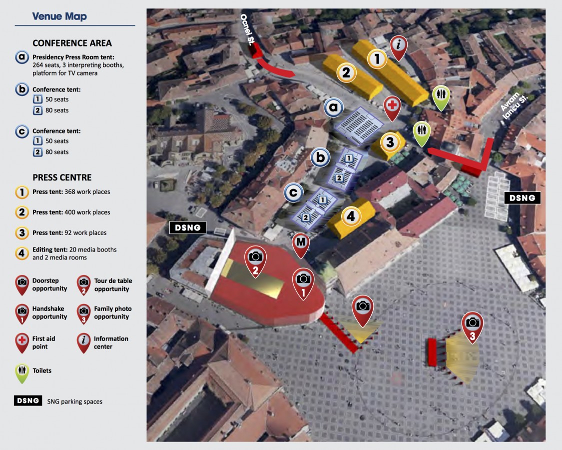 Cel mai mare eveniment din istoria Sibiului: spațiul aerian securizat, străzile – la fel. “Viața comunității va decurge normal“