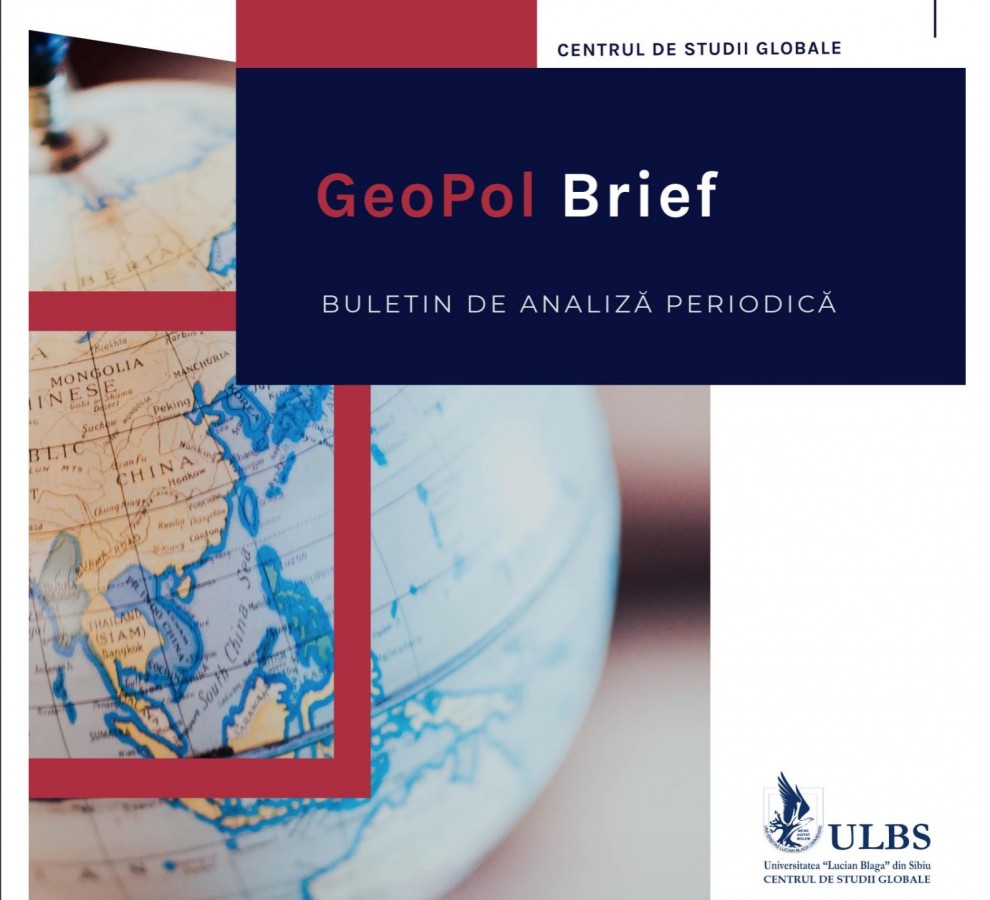 A apărut prima ediție a revistei Centrului de Studii Globale. GeoPolBrief