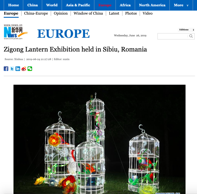 Cum e văzut Sibiul de cea mai mare agenție de presă din China