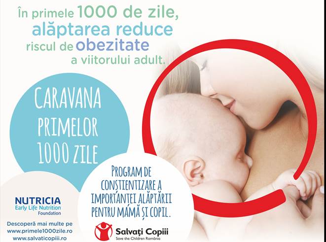 ”Caravana Primelor 1000 de zile”. Despre importanța alăptării
