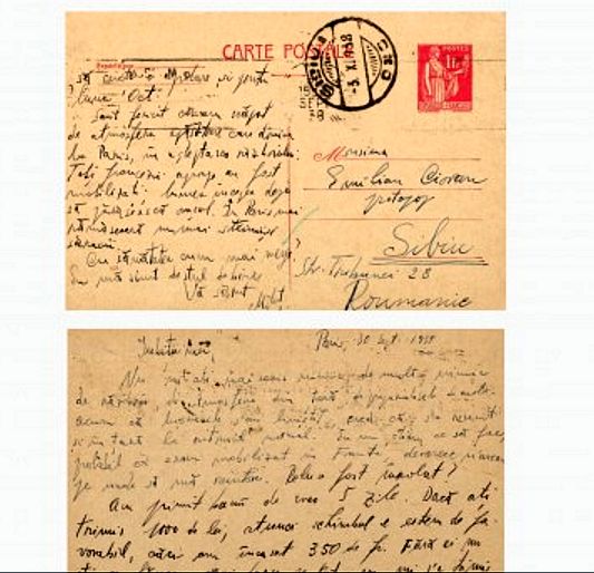 Obiectele personale ale lui Emil Cioran, de la Sibiu, s-au vândut cu 25.000 de euro la licitație