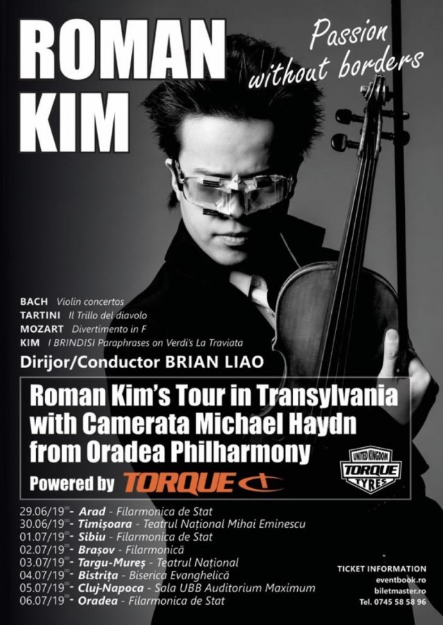 Concert Roman Kim la Sibiu