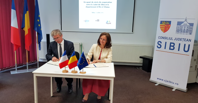 25 de ani de cooperare cu Ille et Vilaine din Franța și un nou acord
